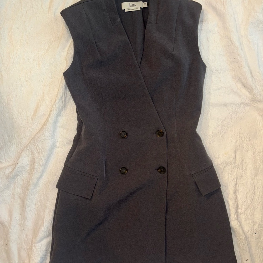 Black Sleeveless V-neck Sheath Mini Dress